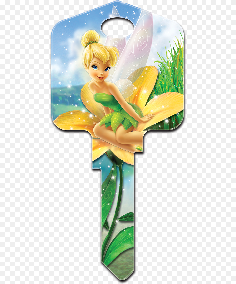 Tinkerbell Key, Face, Head, Person, Doll Png Image