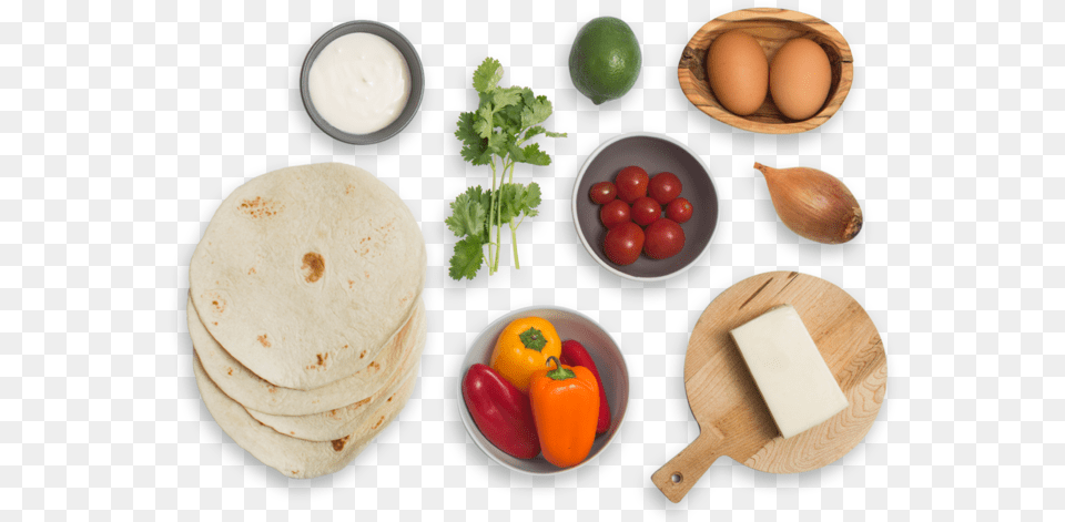 Tinkerbell Pepper Quesadillas With Cherry Tomato Salsa Diet Food, Bread, Egg, Cutlery, Spoon Free Png