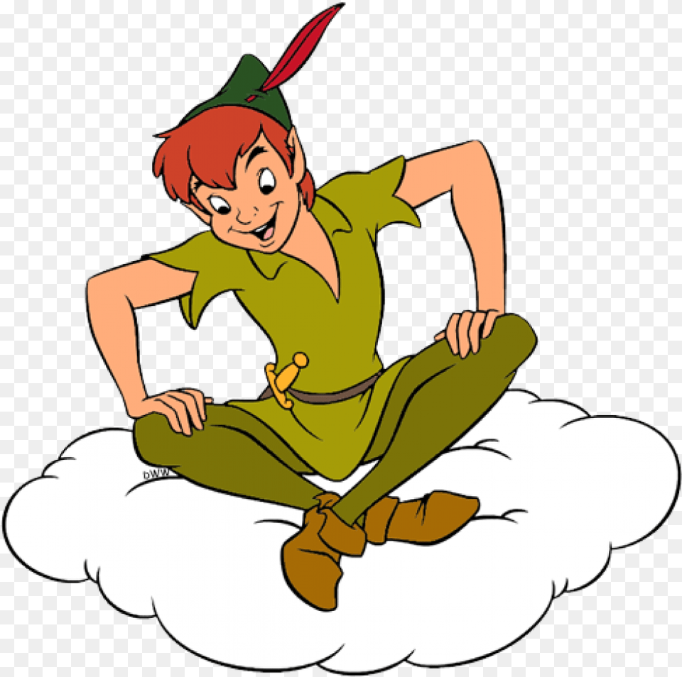 Tinkerbell Peter Pan Images Cliparts Peter Pan Clipart Transparent Background, Baby, Person, Face, Head Png Image