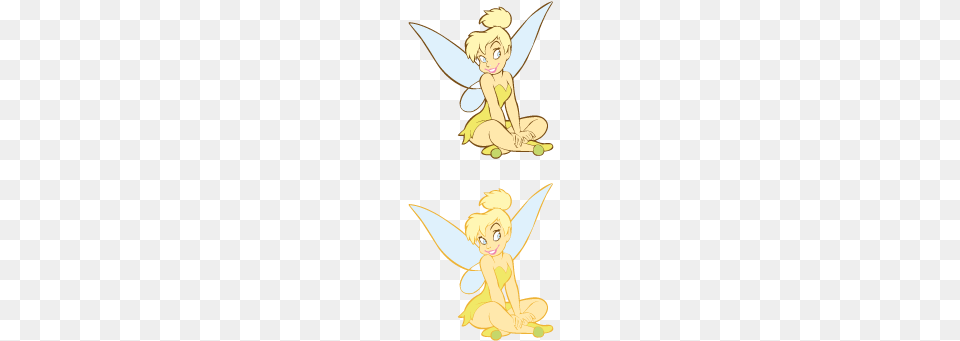 Tinkerbell Vector Free Tinkerbell Disney Vector Logo Tinkerbell Vector Free, Baby, Person, Cartoon, Book Png Image