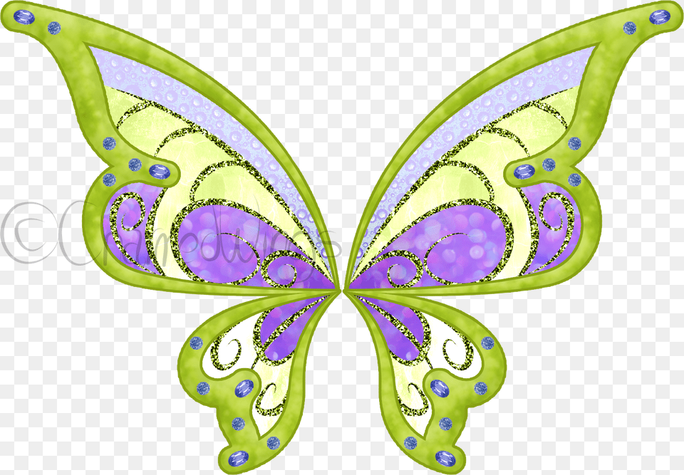 Tinkerbell Wings Clipart Tinker Bell Transparent Tinkerbell Wings, Pattern, Purple, Embroidery, Accessories Png