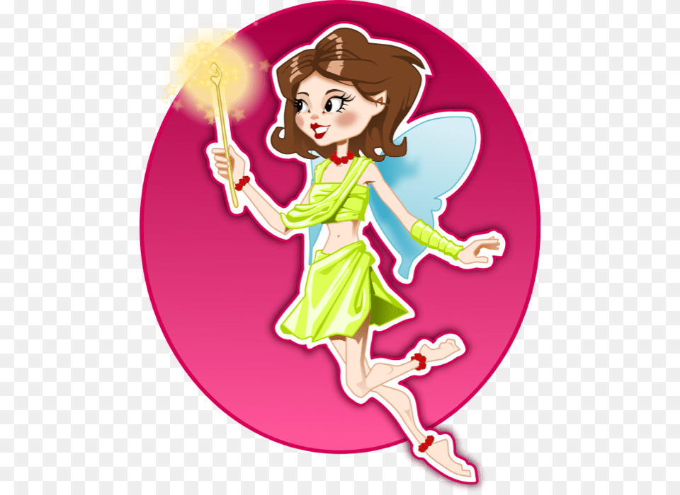 Tinkerbell With Wand Clip Art, Baby, Person, Photography, Face Free Png Download