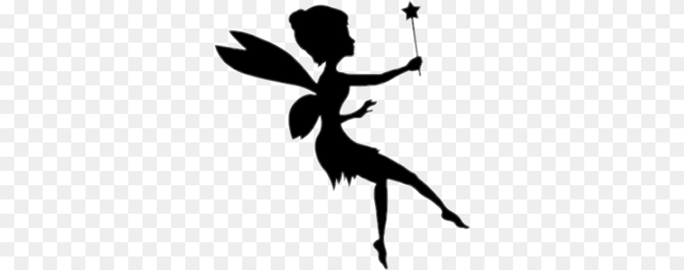 Tinkle Fairy Fairies Wand Magic Wings Fly Star Queen, Person, Dancing, Leisure Activities, Silhouette Png