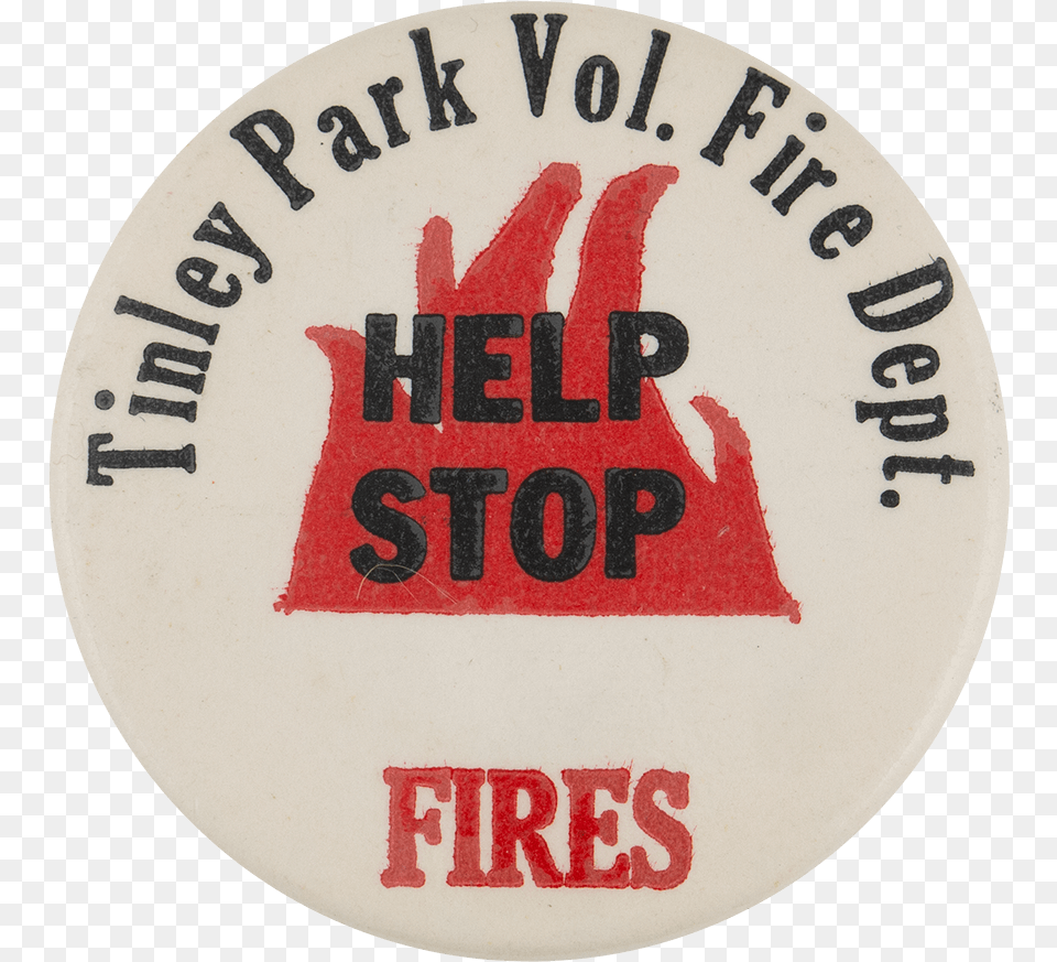 Tinley Park Help Stop Fires Cause Busy Beaver Button Label, Badge, Logo, Symbol Png