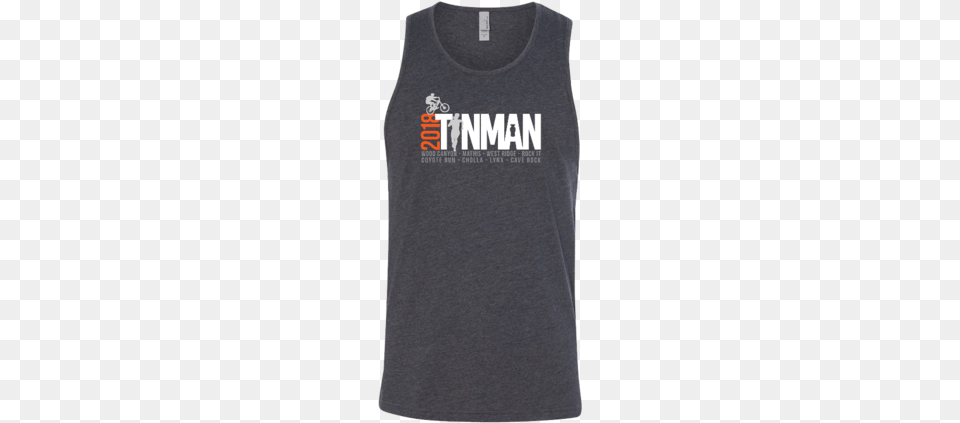 Tinman 2018 Mens Cvc Tank Charcoal, Clothing, Tank Top, Undershirt Free Png Download