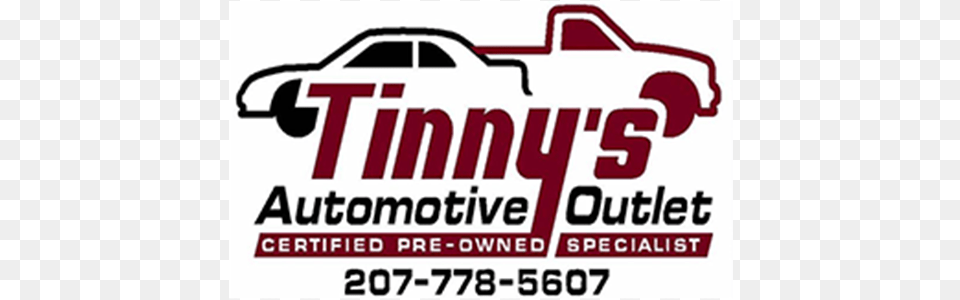 Tinnys Automotive Outlet Mid Size Car, Dynamite, Logo, Weapon Png