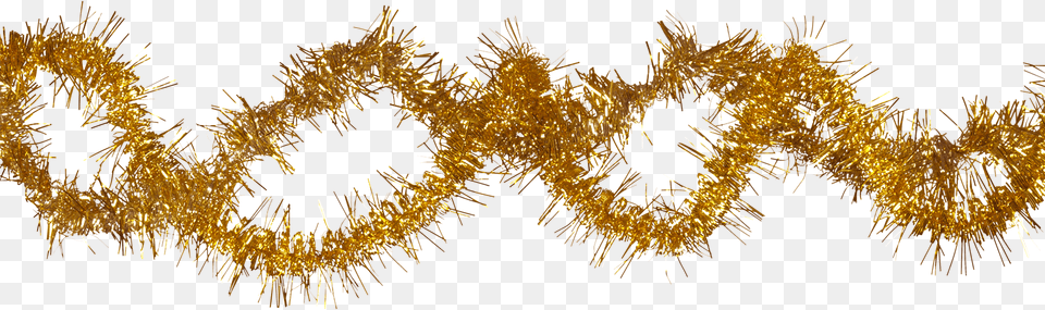 Tinsel, Gold, Plant, Tree, Accessories Png Image