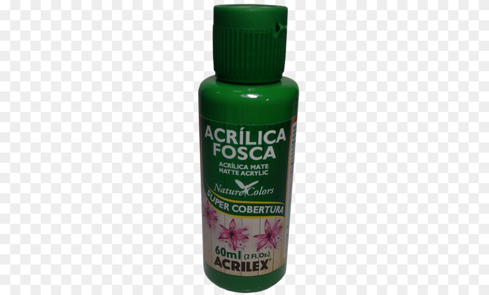 Tinta Acrlica Verde Grama Acrilex Bottle, Herbal, Herbs, Plant, Flower Png