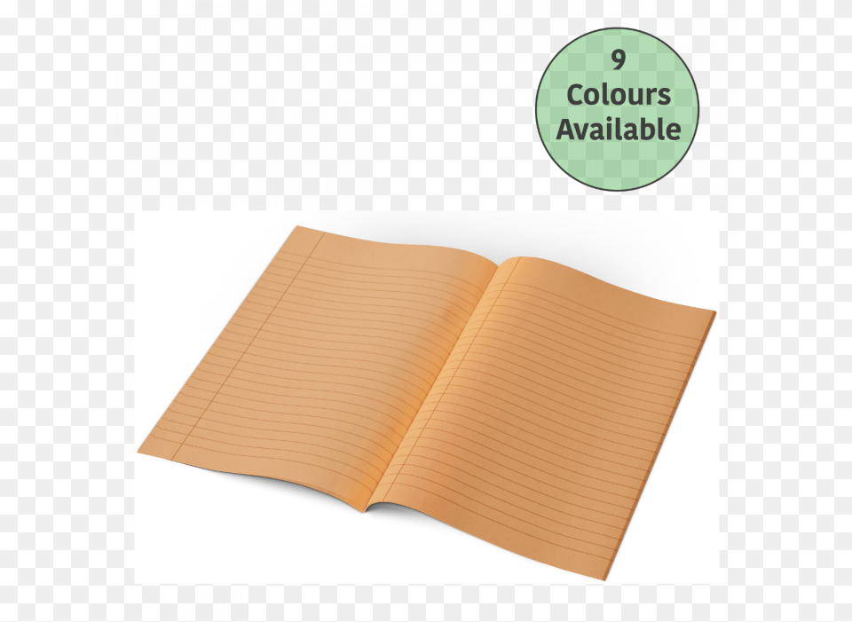 Tinted Exercise Books A4 10mm Lined Yellow Cover Paper, Page, Text, Book, Publication Png Image