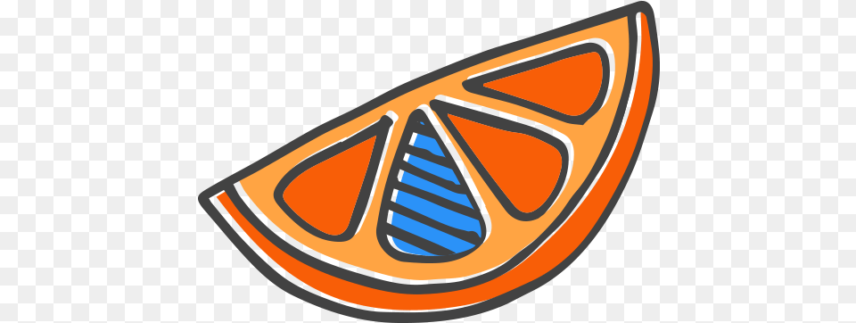Tiny Blue Orange Vertical, Boat, Canoe, Kayak, Rowboat Png