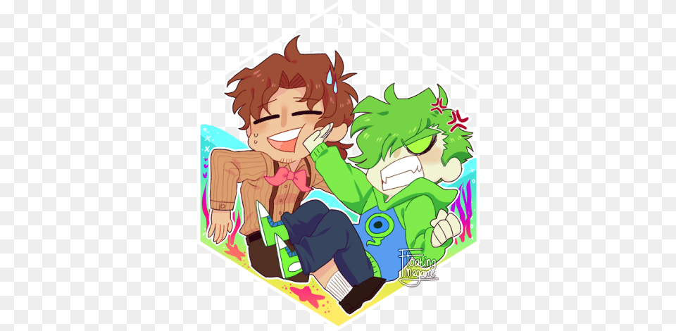 Tiny Box Time And Septiceye Sam Keychain Cartoon, Book, Comics, Publication, Baby Free Transparent Png