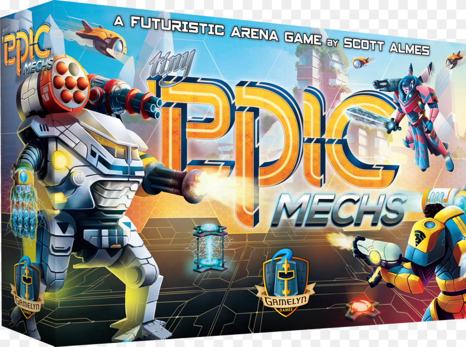Tiny Epic Mechs Retail, Book, Comics, Publication, Toy Free Png Download