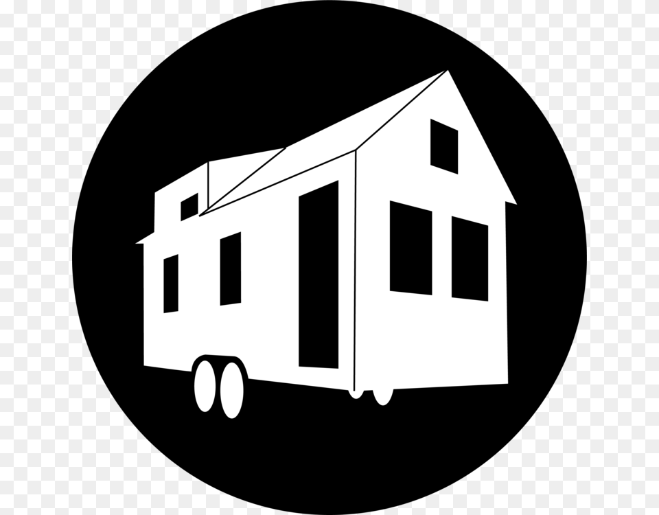 Tiny House Clipart Clip Art Black And White The Tiny Logo Tiny House, Architecture, Building, Scoreboard, Housing Png