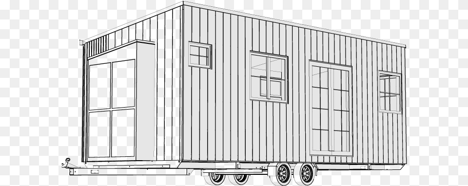 Tiny House V2 Portable Network Graphics, Shipping Container, Railway, Transportation, Gate Free Png Download
