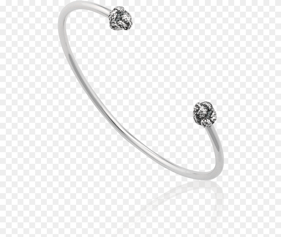 Tiny Knot Wire Bracelet Silver, Accessories, Jewelry, Cuff, Diamond Png