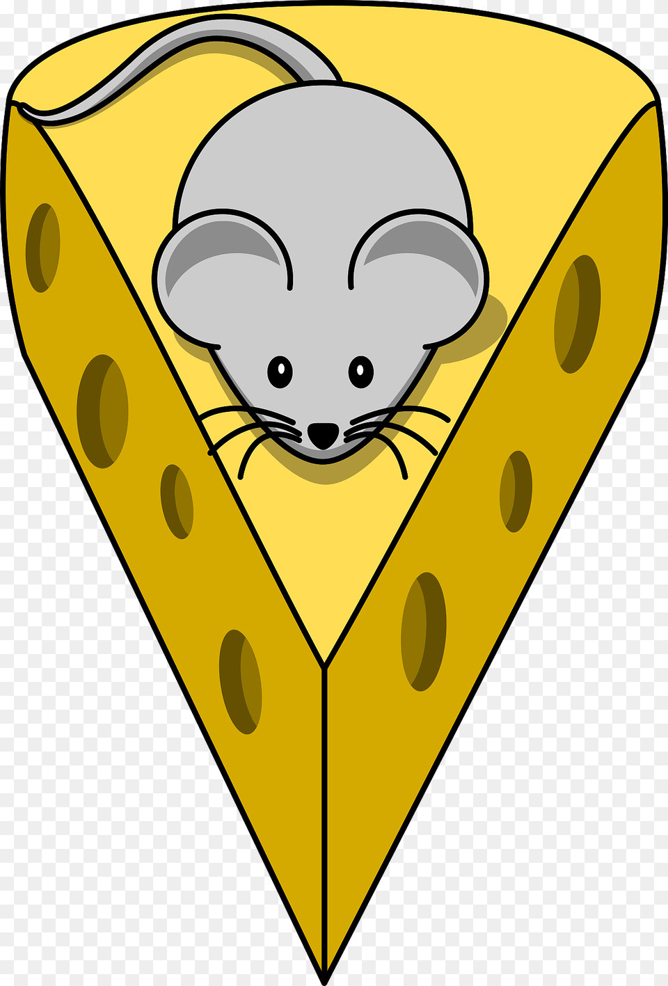 Tiny Mouse On Top Of A Cheese Wedge Clipart, Face, Head, Person Free Transparent Png