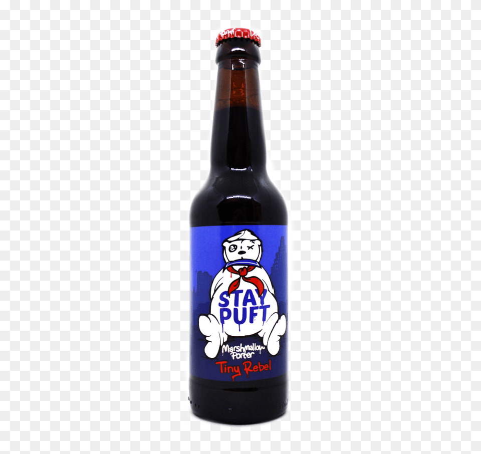 Tiny Rebel Stay Puft Moon, Alcohol, Beer, Beer Bottle, Beverage Free Png