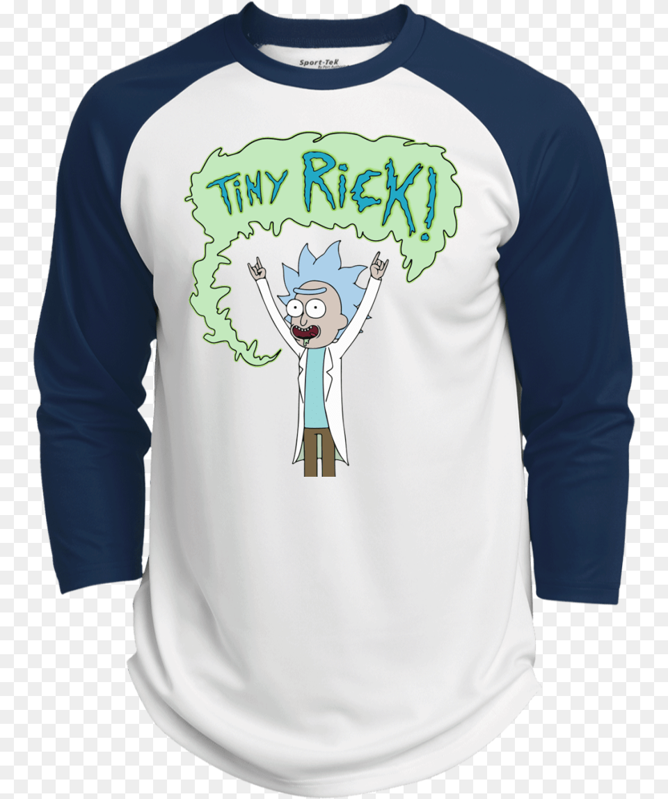 Tiny Rick, T-shirt, Clothing, Sleeve, Shirt Free Transparent Png