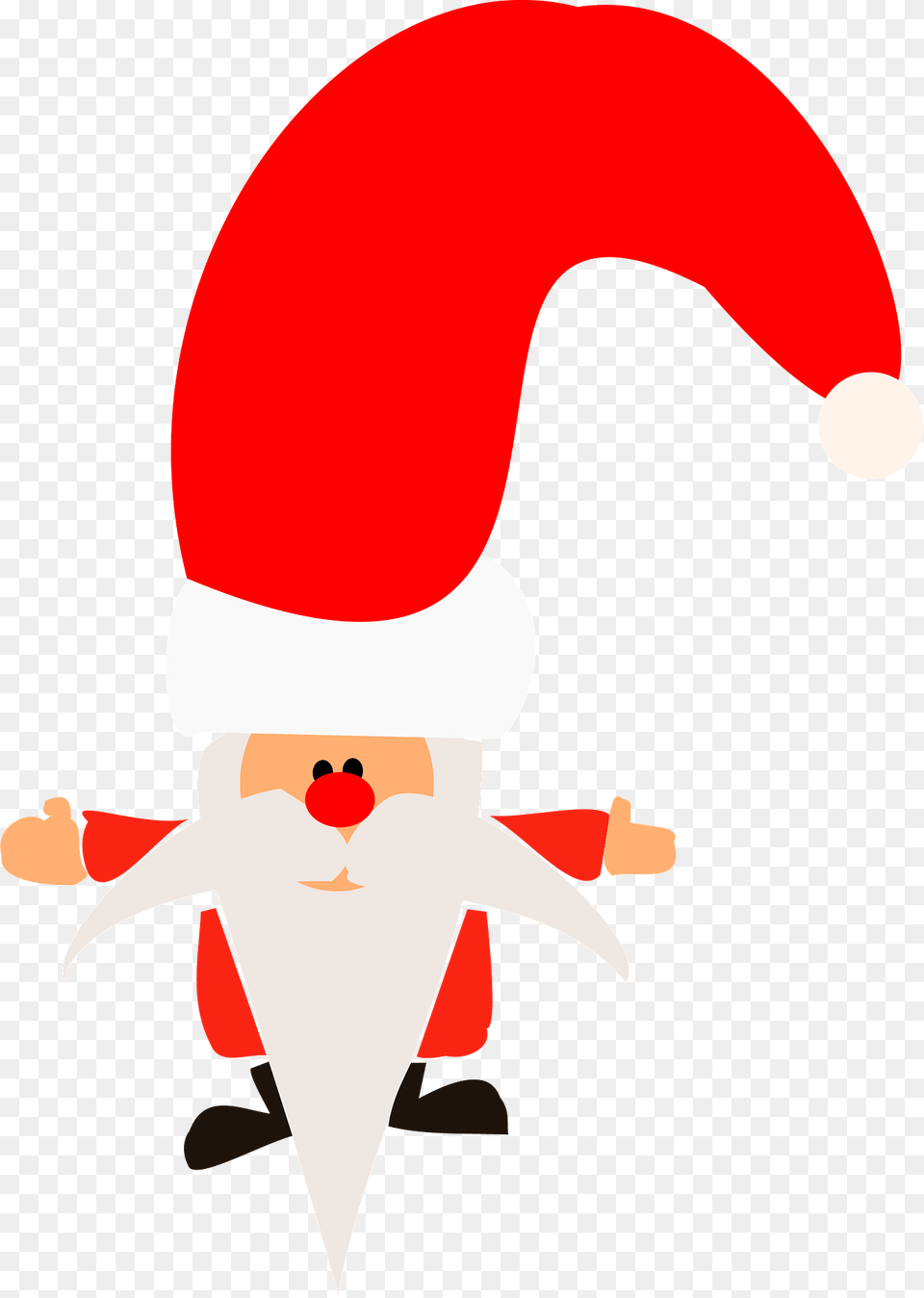 Tiny Santa With A Big Hat Clipart, Baby, Person, Cartoon Free Png