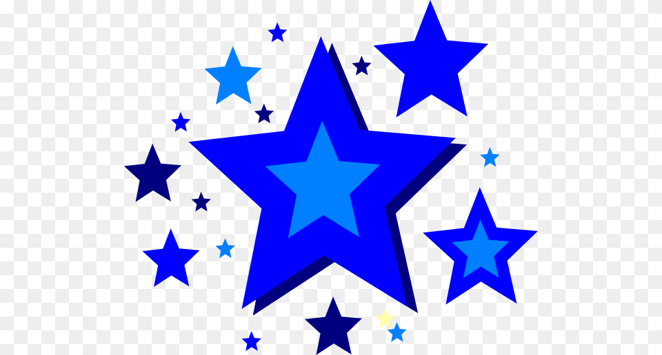 Tiny Small Stars Blue, Star Symbol, Symbol Free Png Download