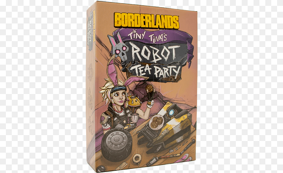 Tiny Tinaquots Robot Tea Party Borderlands Tiny Tina39s Robot Tea Party, Book, Comics, Publication, Adult Png