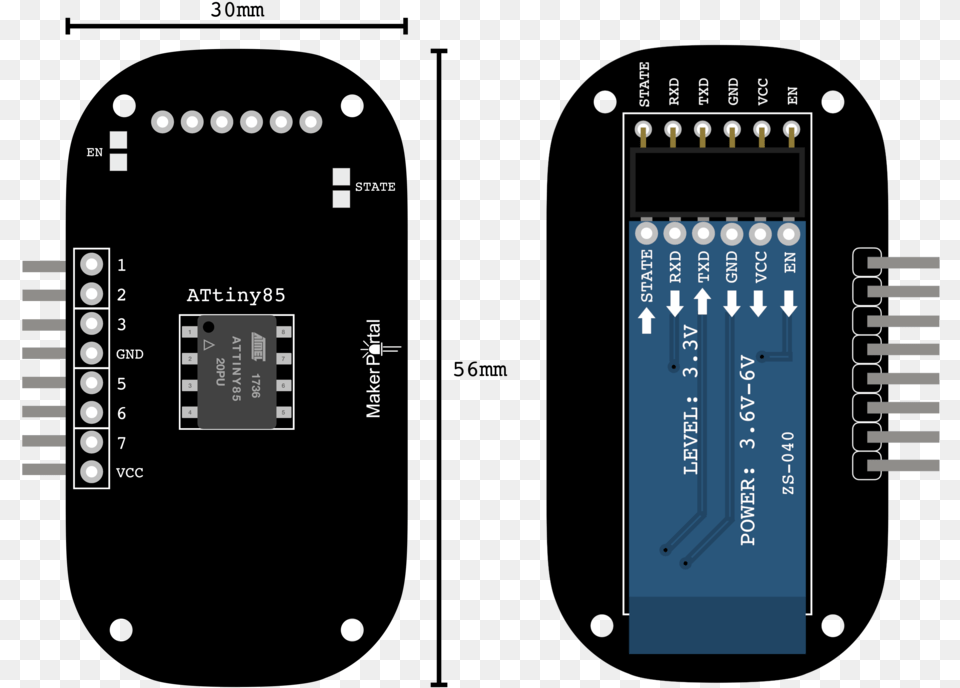 Tinybluex A Low Power Bluetooth Arduino Board U2014 Maker Portal Portable, Electronics, Hardware, Text, Computer Hardware Free Png Download