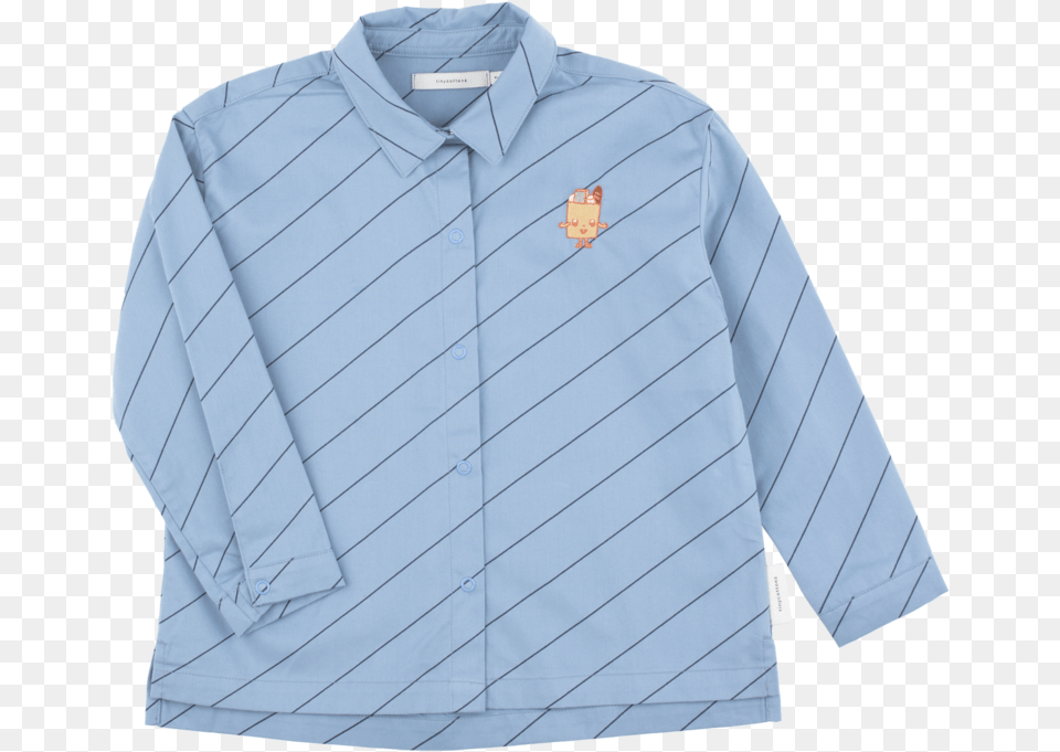 Tinycottons Diagonal Stripes Wv Shirt Sweater, Clothing, Long Sleeve, Sleeve, Dress Shirt Free Transparent Png