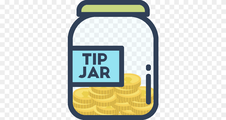 Tip Jar Global Freedom Movement, Food, Tape Png