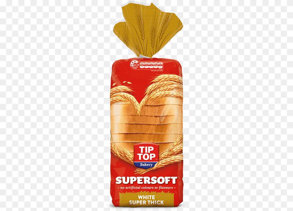 Tip Top Supersoft White Superthick Tip Top Bread Nz, Food, Bagel Free Transparent Png