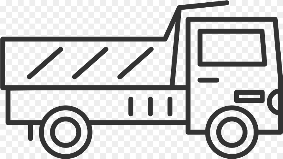 Tipper Truck Hire Icon Tipper Hire Icon, Transportation, Vehicle, Device, Grass Free Png