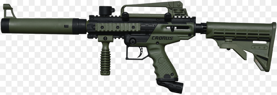 Tippmann Cronus Paintball Gun Paintball Cronus Tactical, Firearm, Rifle, Weapon, Machine Gun Png Image