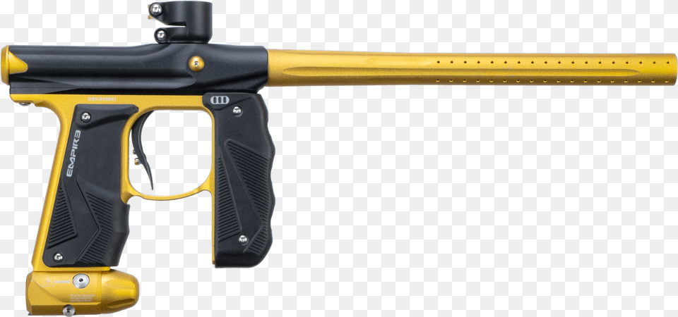 Tippmann Empire Paintball Mini Gs Marker Dust Blackgold Empire Mini Gs Black And Gold, Firearm, Weapon, Gun, Rifle Png