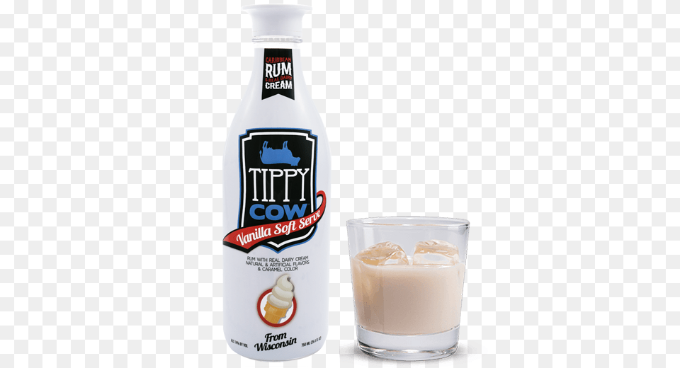 Tippy Cow Vanilla Soft Serve Broudys Liquors, Food, Ketchup, Dairy, Dessert Free Png Download