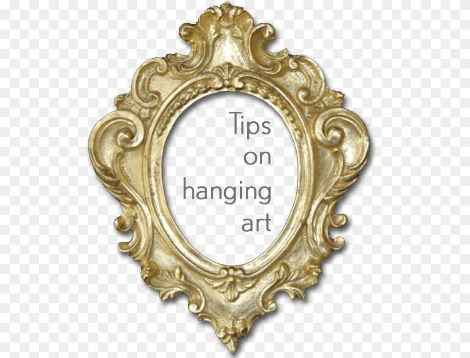 Tips On Hanging Art Circle, Photography, Gold Png