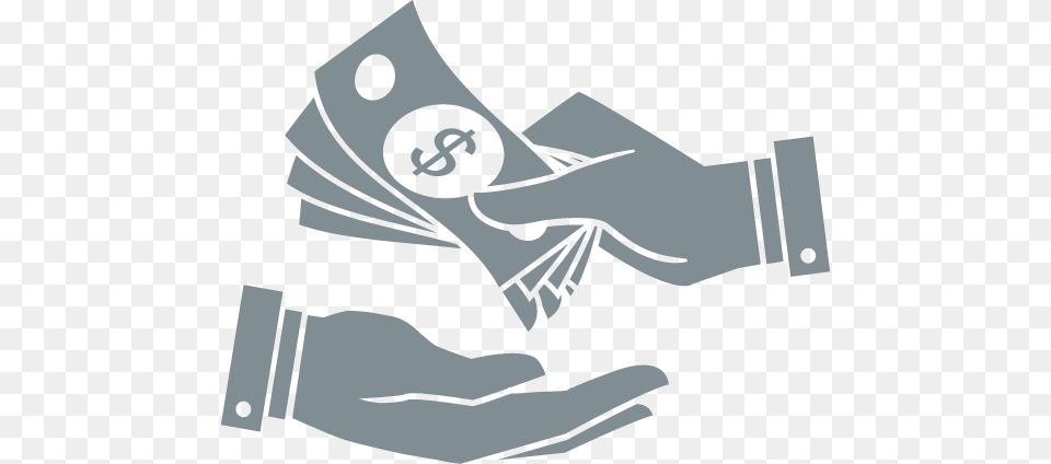 Tips To Avoid Paying Closing Costs Hands Sharing Money, Animal, Fish, Sea Life, Shark Png