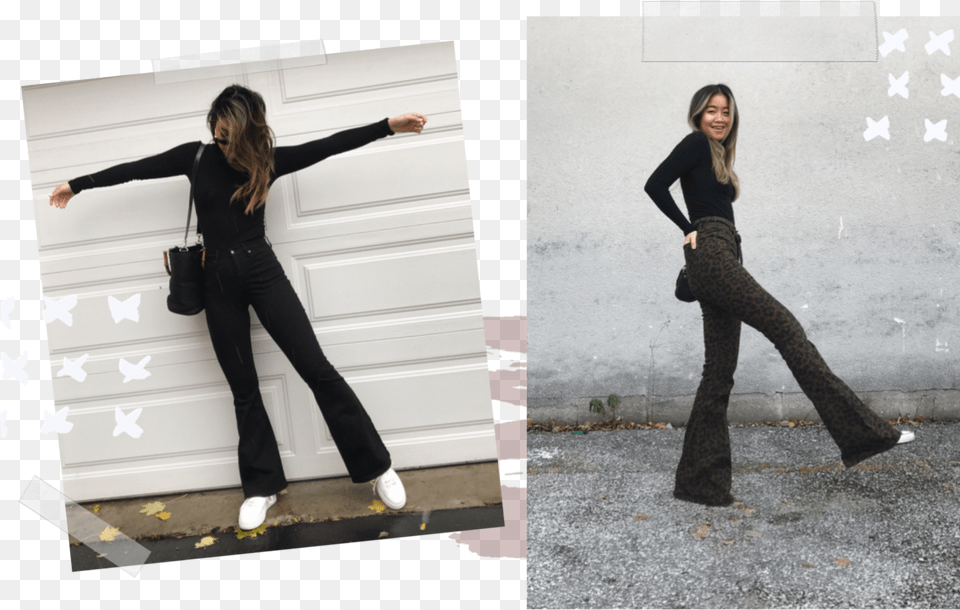 Tips To Wear Flares Girl, Sleeve, Clothing, Pants, Long Sleeve Png Image