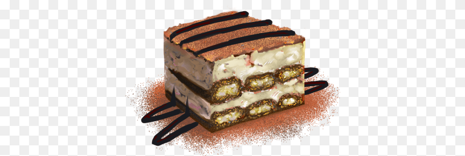 Tiramisu, Cake, Dessert, Food, Torte Png Image
