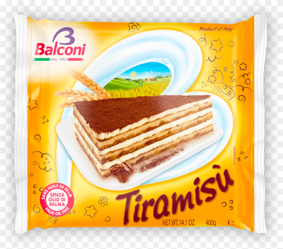 Tiramisu Cake Balconi, Bread, Food, Advertisement Png