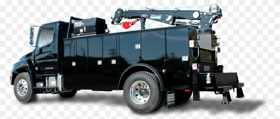 Tire Armored Car Tow Truck Commercial Ve Black Mechanic Truck, Tow Truck, Transportation, Vehicle, Machine Png Image