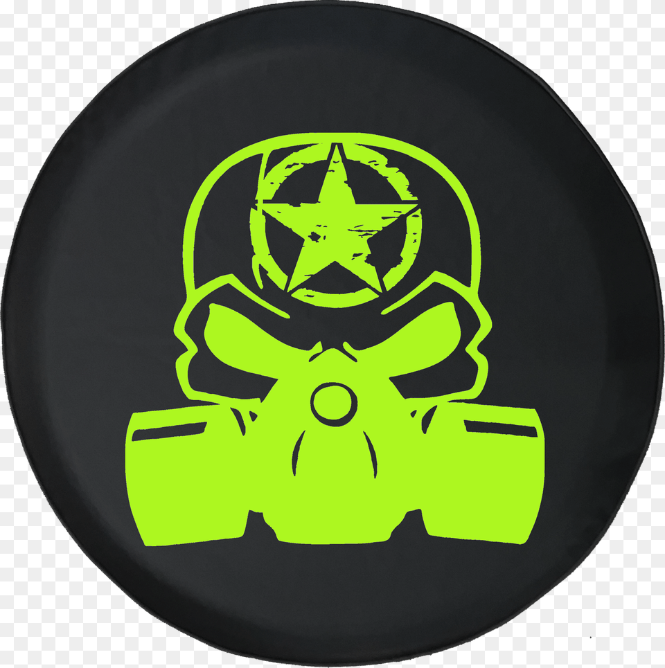 Tire Cover Pro Punisher Skull Gas Mask Oscar Mike Zombie, Logo, Symbol, Plate Free Transparent Png