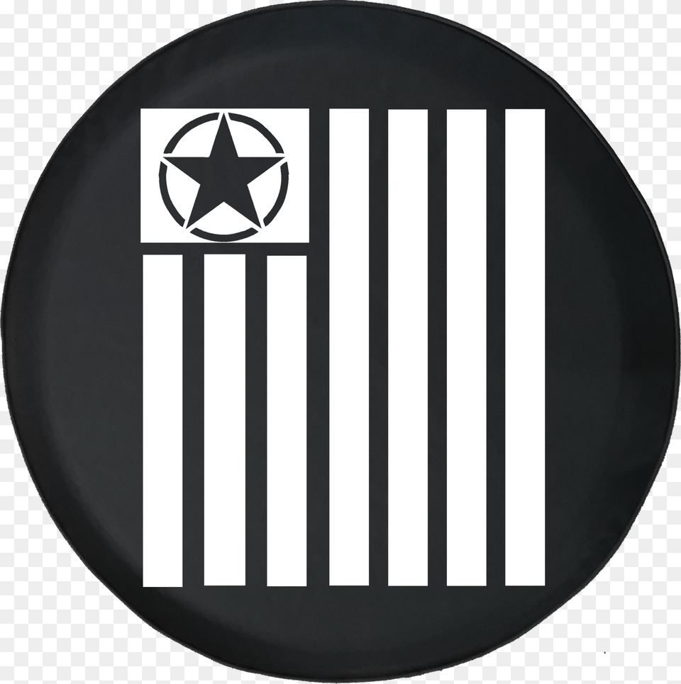 Tire Cover Pro Tactical Military Star Vertical Freedom Flag, Logo, Sticker, Symbol, Badge Free Transparent Png