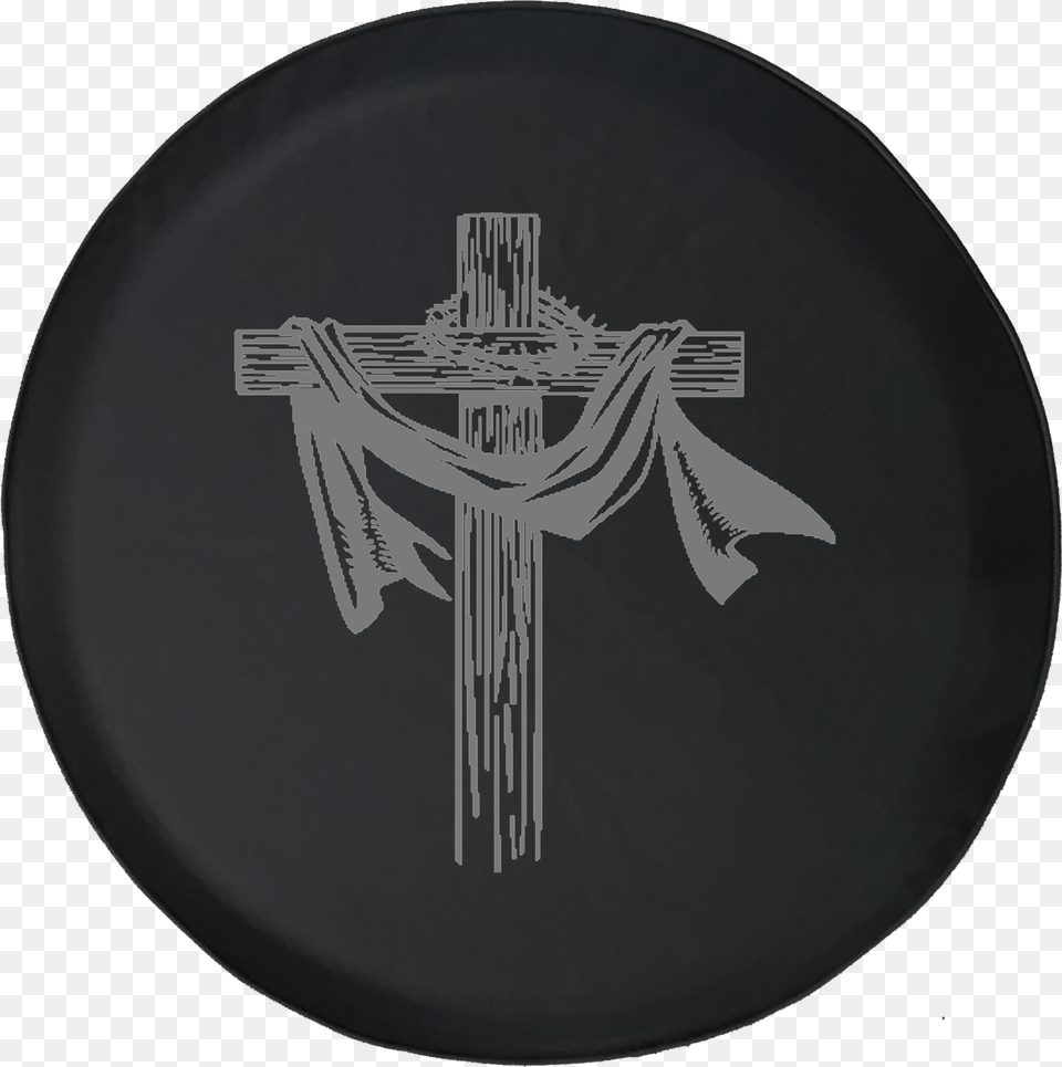 Tire Cover Pro Wooden Cross Religion Crucifix Crown Of Thorn, Food, Meal, Symbol, Dish Free Transparent Png