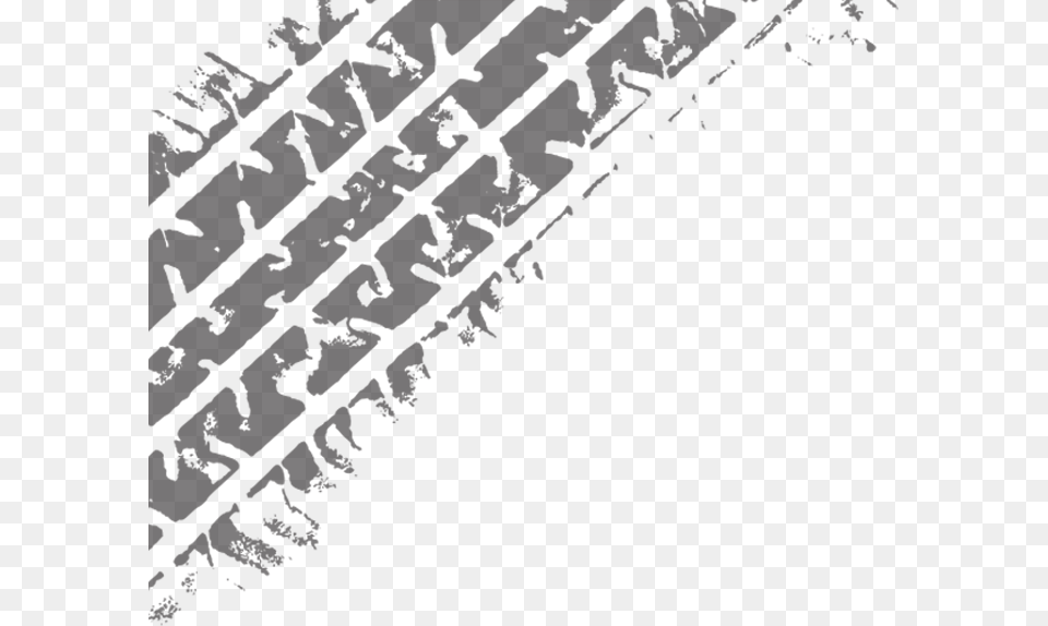 Tire Tracks Tire Tracks Background, Stencil, Silhouette, Text Free Transparent Png