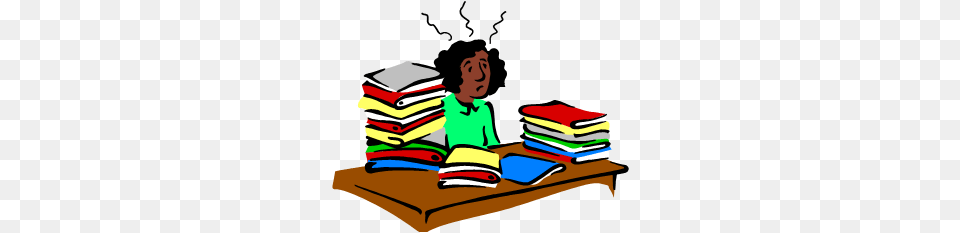 Tired Clipart Stressed, Book, Person, Publication, Reading Png Image