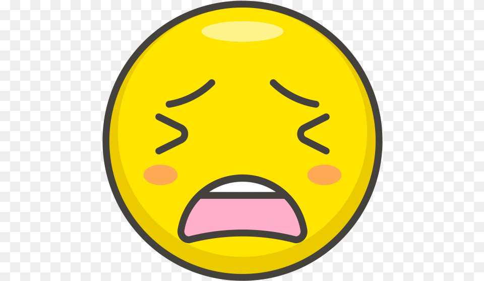 Tired Face Emoji, Egg, Food Free Png Download