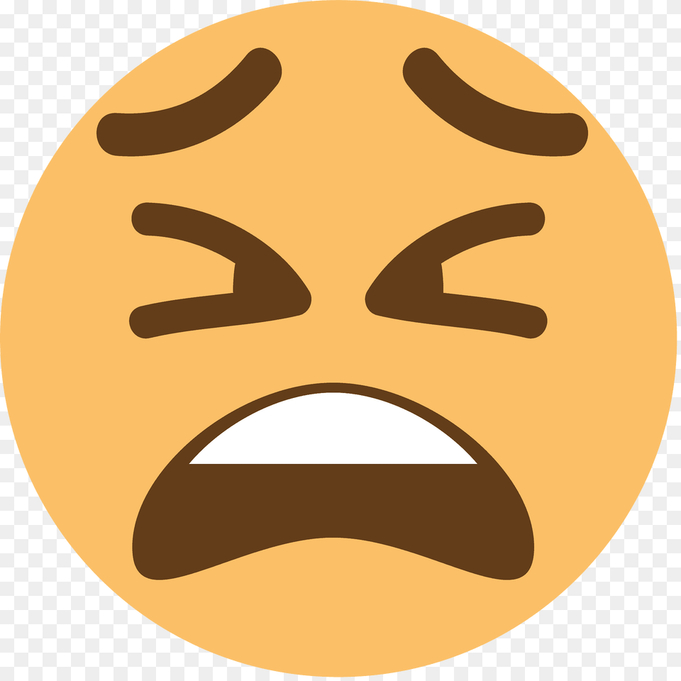 Tired Face Emoji Clipart, Head, Person, Astronomy, Moon Png