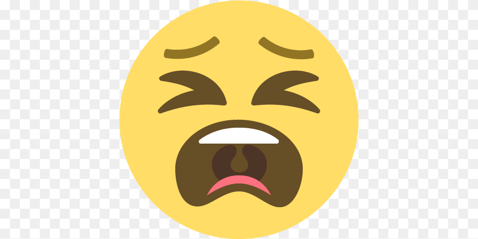 Tired Face Emoji For Facebook Email U0026 Sms Id 1294 Emoji, Head, Person, Astronomy, Moon Free Png Download