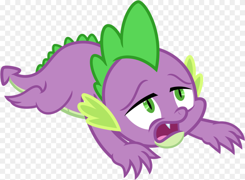 Tired Mlp Spike The Dragon Cute, Purple, Face, Head, Person Free Png