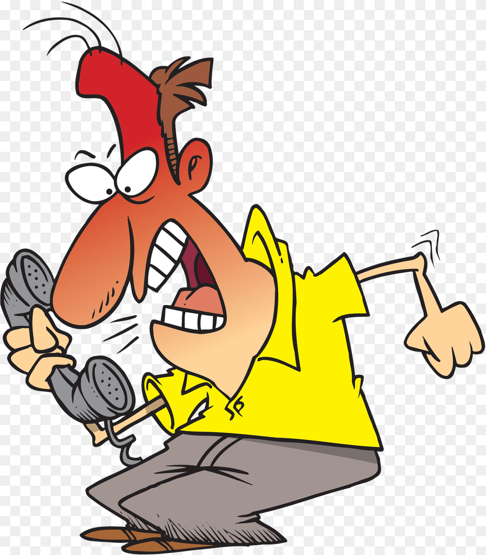 Tired Of No Caller Id Calls There Is A Solution, Cartoon, Cleaning, Person, Book Free Png