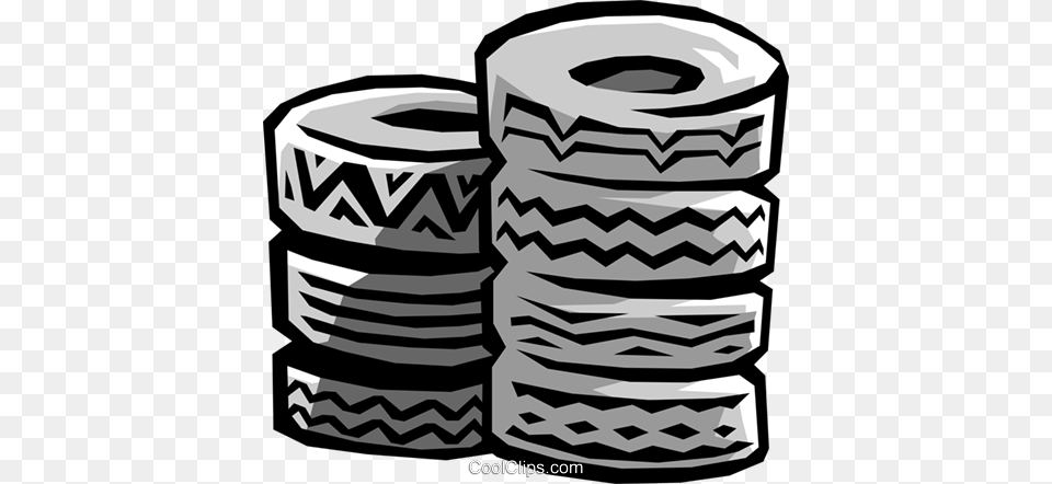 Tires Royalty Vector Clip Art Illustration Gulong Clipart Black And White, Paper, American Football, American Football (ball), Ball Free Png Download